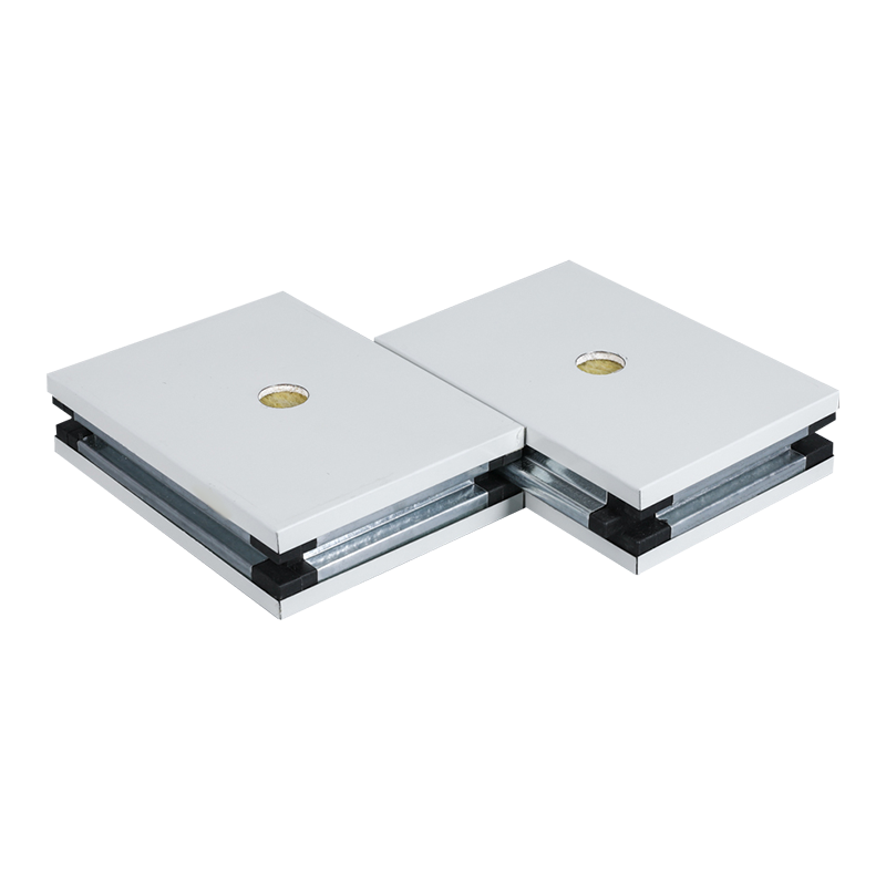 Panel de sala limpia manual de lana de roca con óxido de magnesio