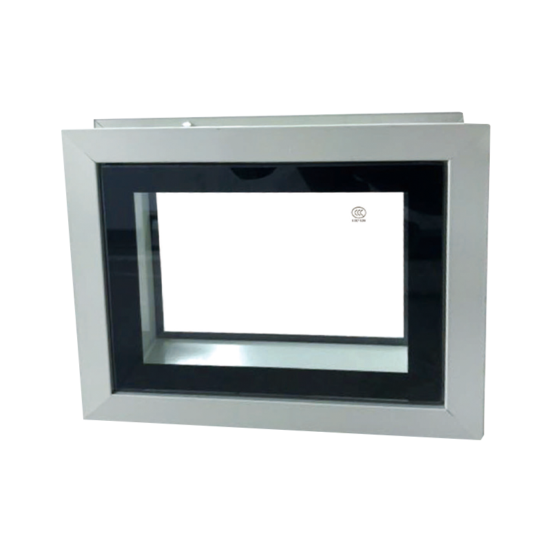 Ventana de doble acristalamiento con abrazadera