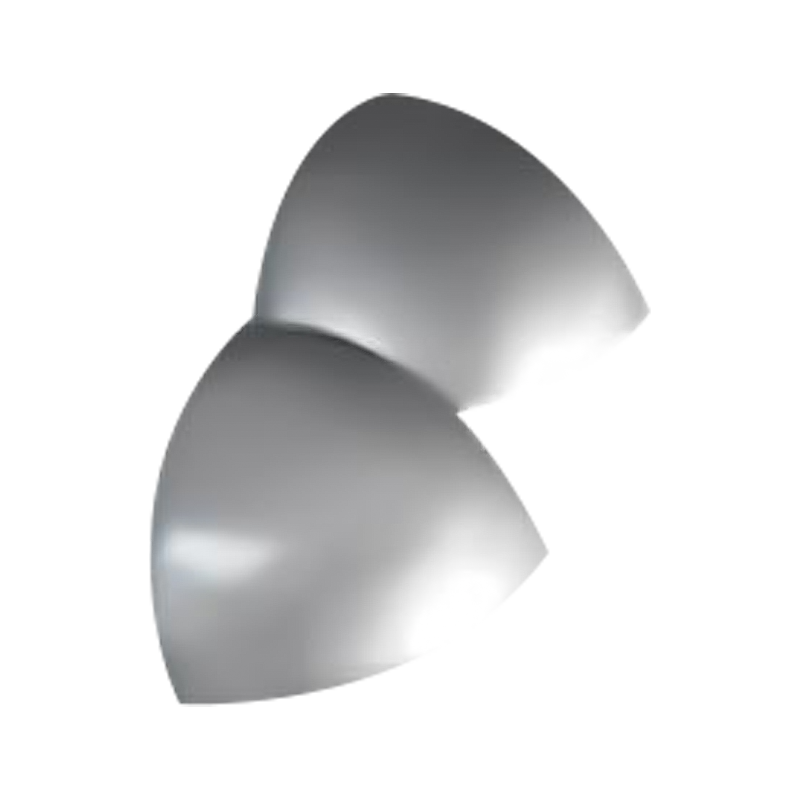 Conector bidireccional de perfil de aluminio