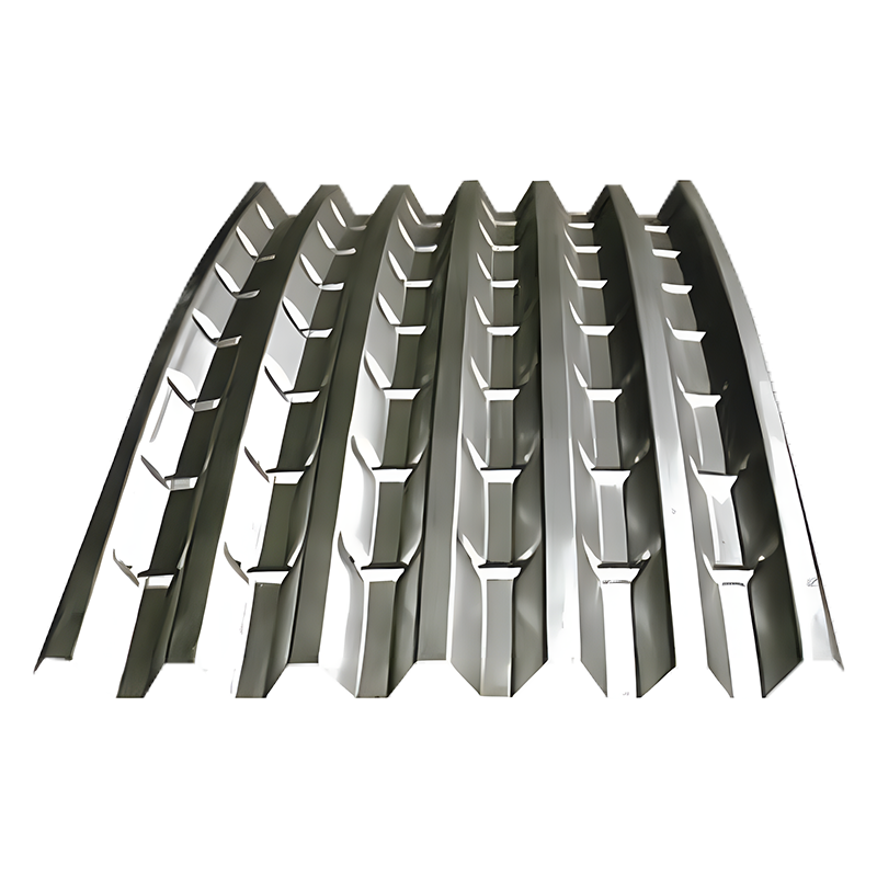 Chapa corrugada doblada